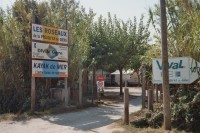 Foto vom Eingang zum Campingplatz "Les Roseaux"